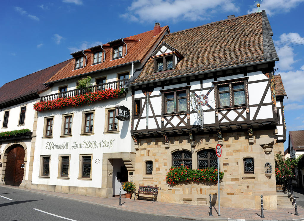 Hotel Weinkastell Zum Weissen Ross Kallstadt Exteriér fotografie